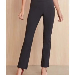 Good American Womens The Exec Black Straight Leg Ankle Pants Size 3/ Large